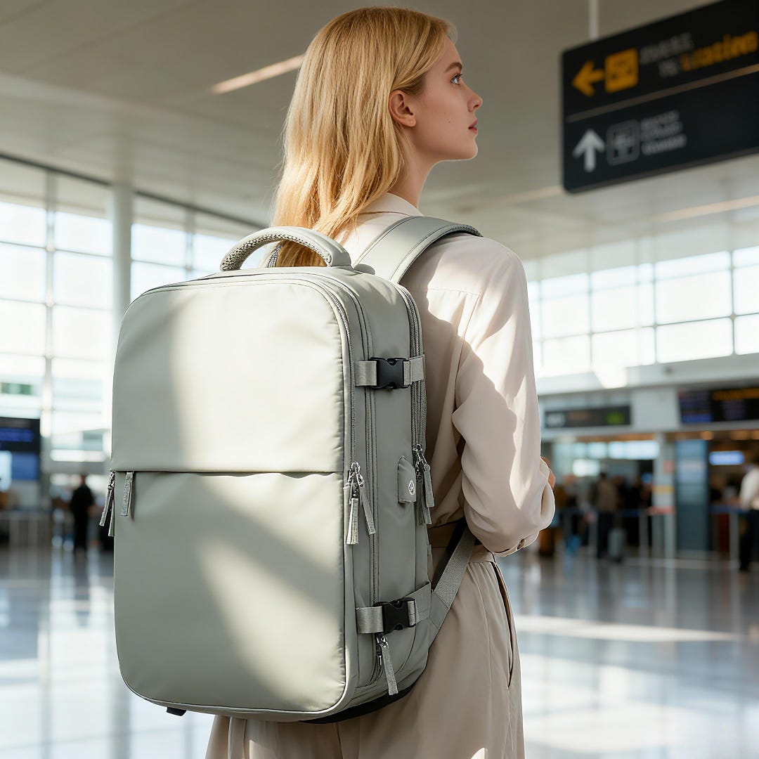 Airline Approved Carry on Backpack, Vacuum Compression Travel Bag - Etsy