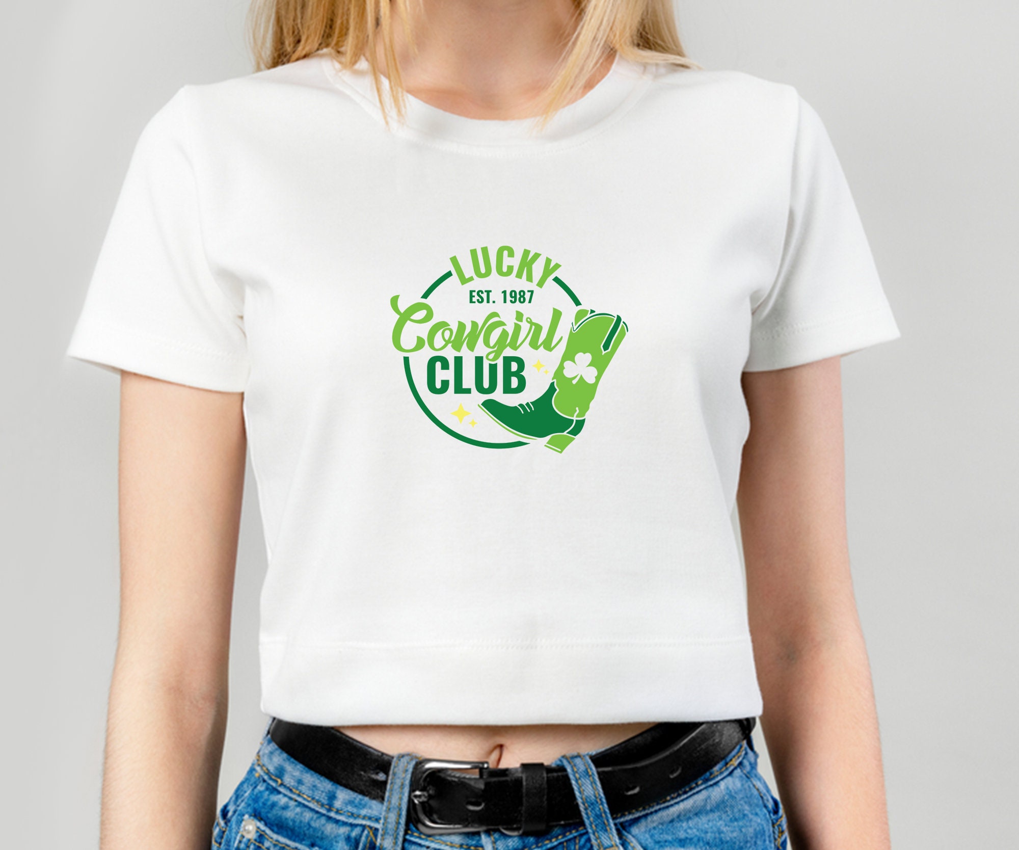 Lucky Cowgirl Club Graphic Tee main image 1