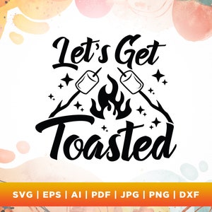 Vamos a brindar, Camping SVG, Otoño, Dicho divertido SVG, Camp Fire, Camper Svg, Vacation SVG, Cricut, Png, Svg, sublimación.