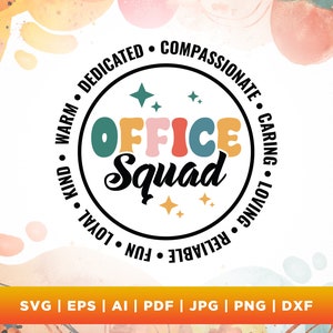 Office Squad Png, Squad SVG, Cricut, Png, Svg, Sublimation, Office Crew SVG, Office Lady SVG, Back to School SVG, Schulsekretärin SVG.