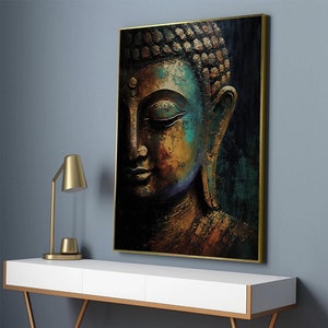 Buddha Canvas, Asian Wall Art, Buddha Wall Art, Meditation Canvas, Buddha Poster, Buddhist Print, Meditation Wall Art, Buddha Canvas Gift