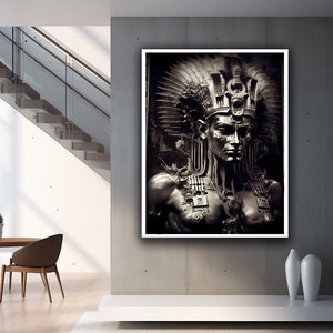 egyptian kings canvas art, firevun modern print art, temple warriors print art, ancient egypt wall art