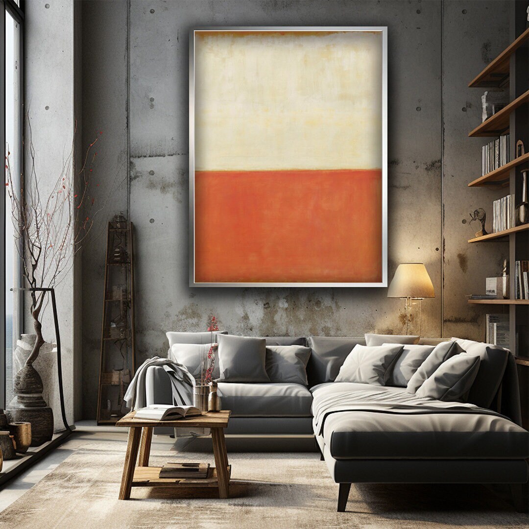 Mark Rothko off White Canvas Wall Art, Mark Rothko Production, Modern ...