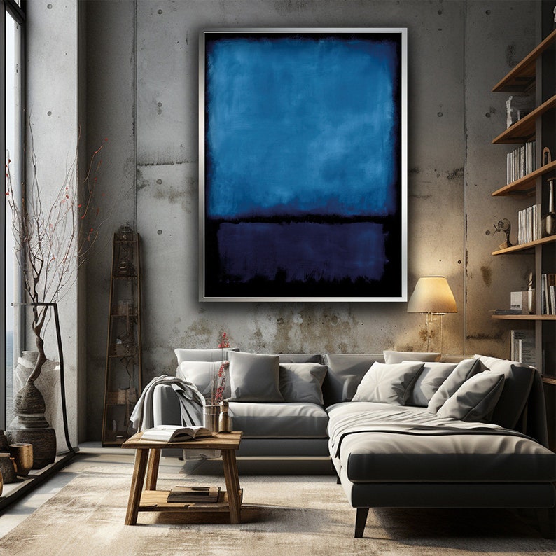 Annick Goutal Leinwand Berühmte Gemälde Farbfeld Von Mark Rothko Moderne Wandkunst Kunstreproduktion Gedruckt Auf Leinwand Abstrakte Kunstwerke Für Hauptdekorationen (Kein Rahmen,50 X 70 Cm