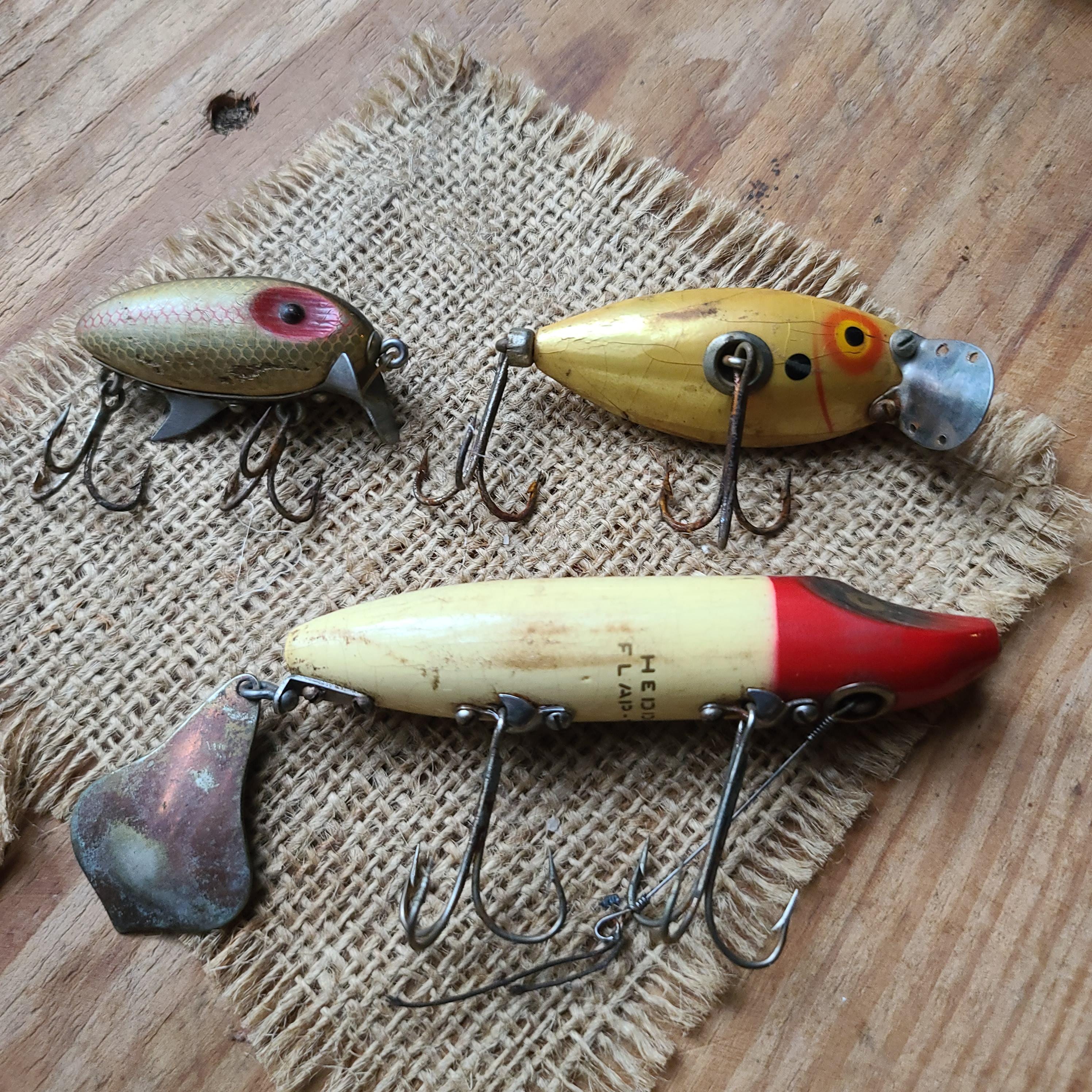 1903/1904年頃 OLD heddon #100 High Forehead 2BW/Brass parts 中古 極希少品 Heddon\u0027s Model 100 Antique Fishing Lures