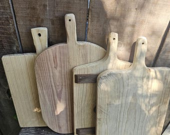 Custom order for a friend- primitive style cutting/ charcuterie boards- 4 total