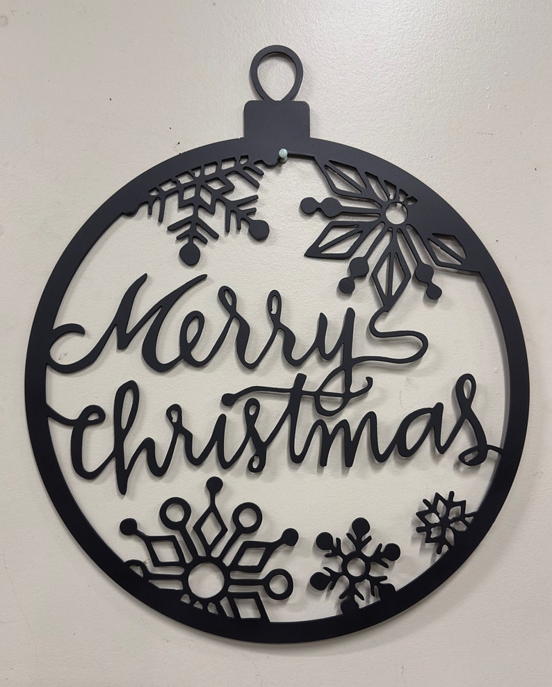 Christmas Ornament Wall Décor Etsy