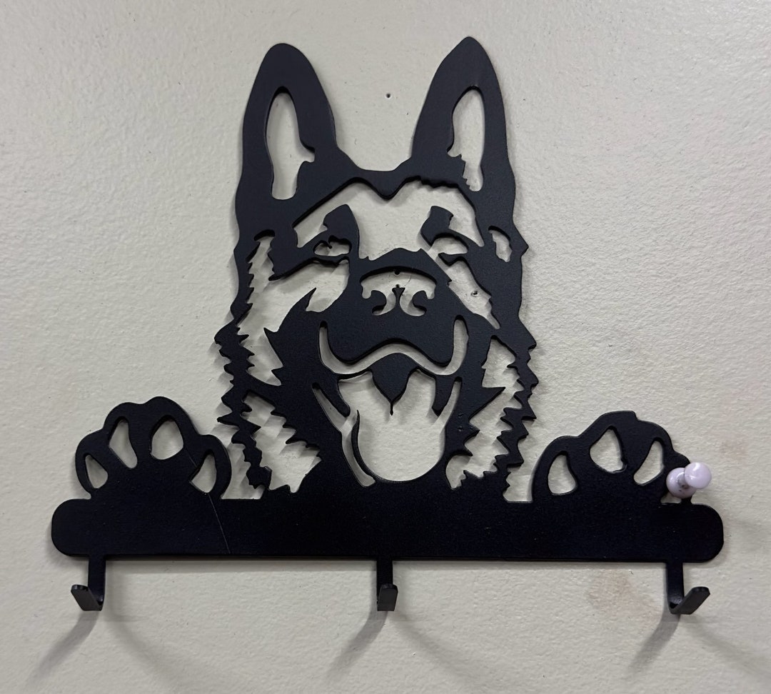 German Shephard Hanger/key Holder - Etsy