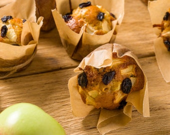 BEST RECIPE For Apple Muffin With Raisins Download / Without eggs and dairy products