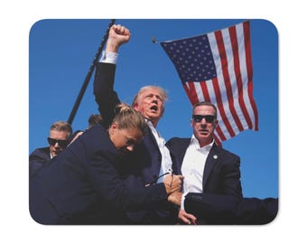 Trump The Shot Mouse Pad - Office Gift - Desk Decor - MAGA Art