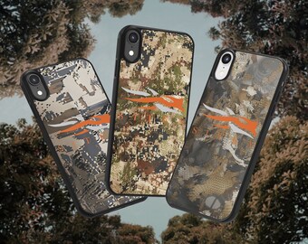 Personalised sitka phone case, camo phone case, sitka iPhone case, Samsung Galaxy phone case, hunting phone case Support magsafe  Dad's gift