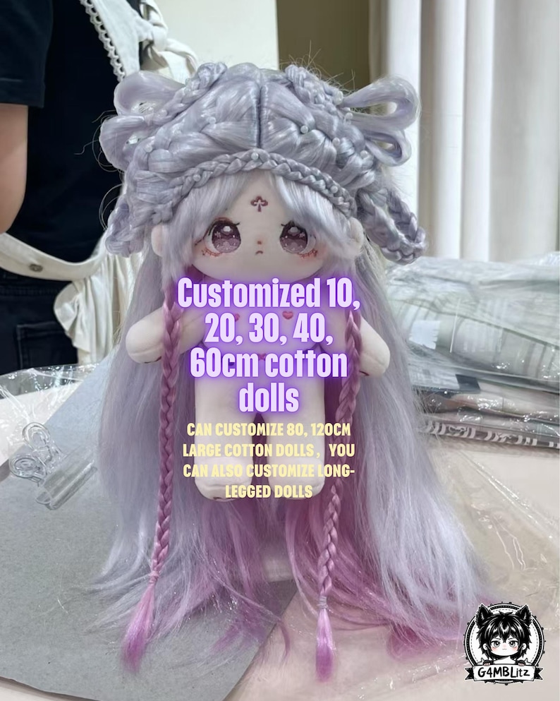 Kundenspezifische Plüschpuppen, Kundenspezifische OC-Puppen, Nette Plüsch-Puppen, Spiel-Plüsch-Puppen, Idol-Plüsch-Puppen, Anime-Plüsch-Puppen, Inosuke 20 cm Plüsch-Puppe Bild 1