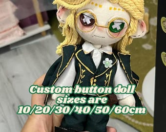 Customized Plush Dolls, Customized Button Eye Dolls, Handmade Dolls, Customized Dolls With Pictures, Ghost Mother Dolls, Anime Plush Dolls