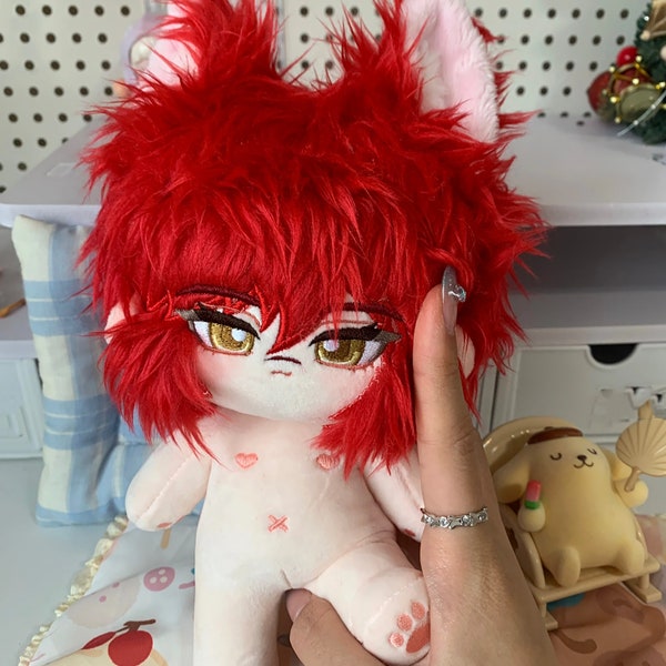 High Quality Custom Plush Dolls, Custom OC Dolls,Plush Commissions, Picture Custom Plush Dolls,Anime Commission Push,Genshin Plush Doll 20cm