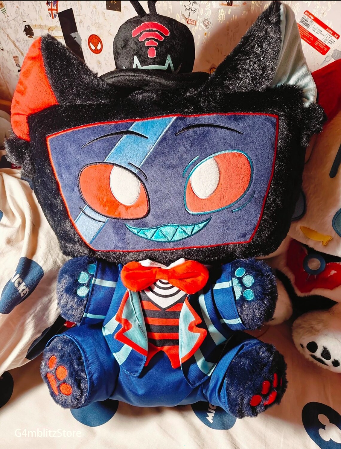 2024 Peluche De Hazbin Hotel, Linda Muñeca De Hazbin Hotel, Muñeca De Peluche Suave Para Niños Y Adultos, Regalo De Cumpleaños, Amantes De Los Juegos De Dibujos Animados (Husk