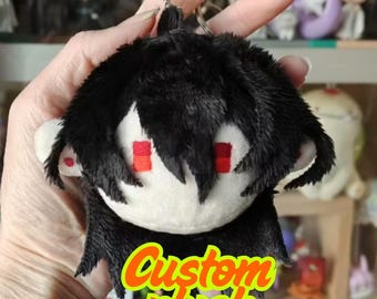 Bambola personalizzata da 10 cm, bambola personalizzata in batuffoli di cotone, bambola personalizzata speciale, bambola carina da 10 cm, bambola personalizzata con immagine, portachiavi di peluche personalizzato