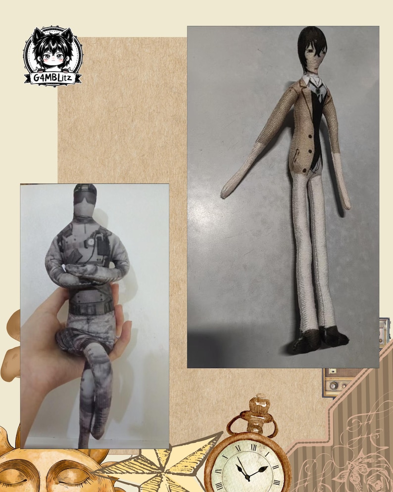 Custom Abstract Dolls, Custom Thin Strip Dolls, Custom Any Character ...