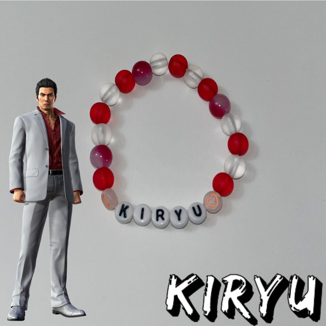 Like A Dragon/yakuza Themed Bead Bracelets Etsy