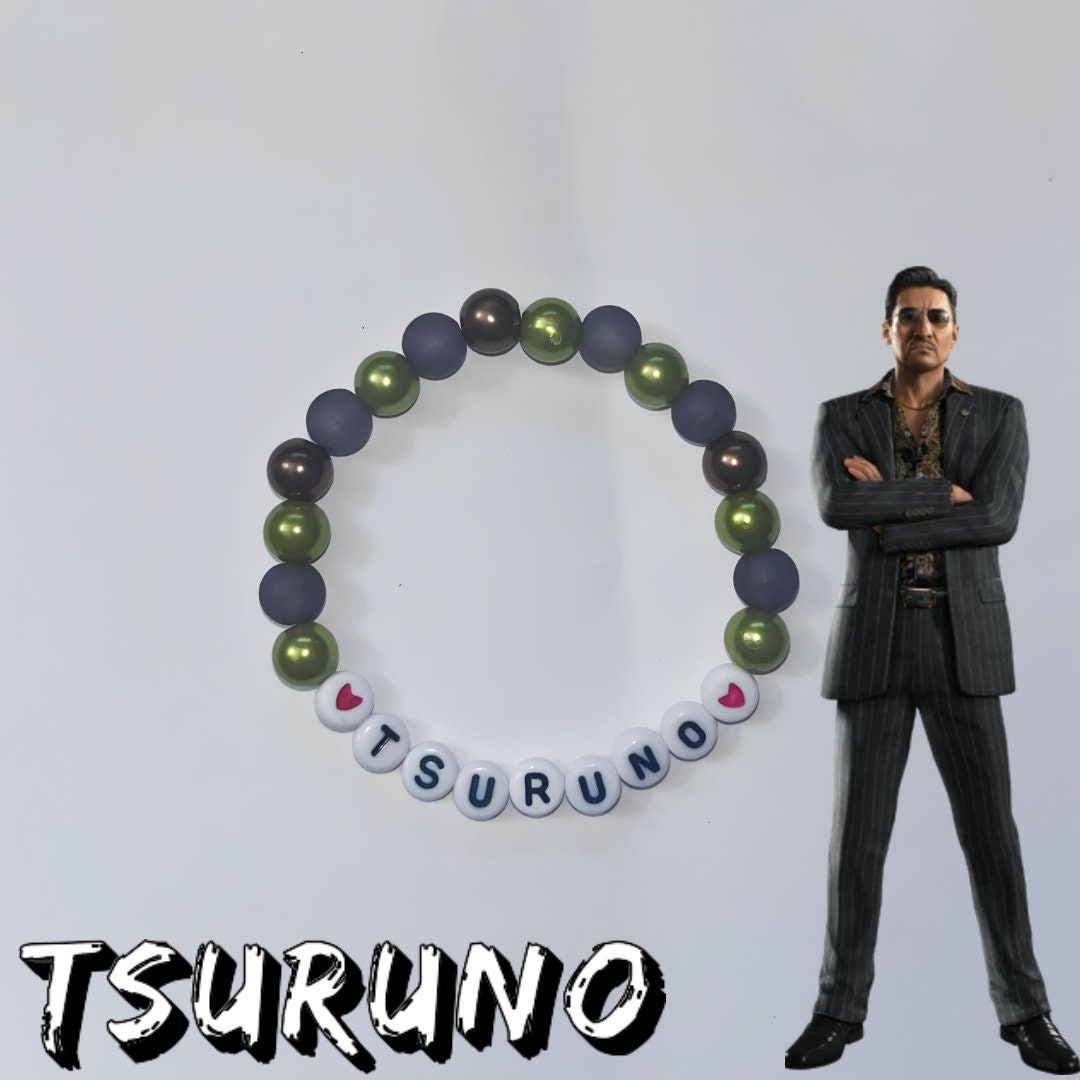 Like A Dragon/yakuza Themed Bead Bracelets Etsy
