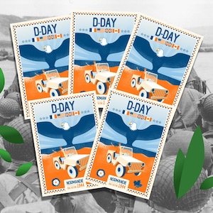 Set mit 5 D-Day-Postkarten – Allgemein – Neue Ausgabe 2025!