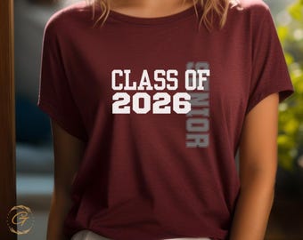 Maglietta della classe del 2026: ultimo anno, laurea, scuola superiore