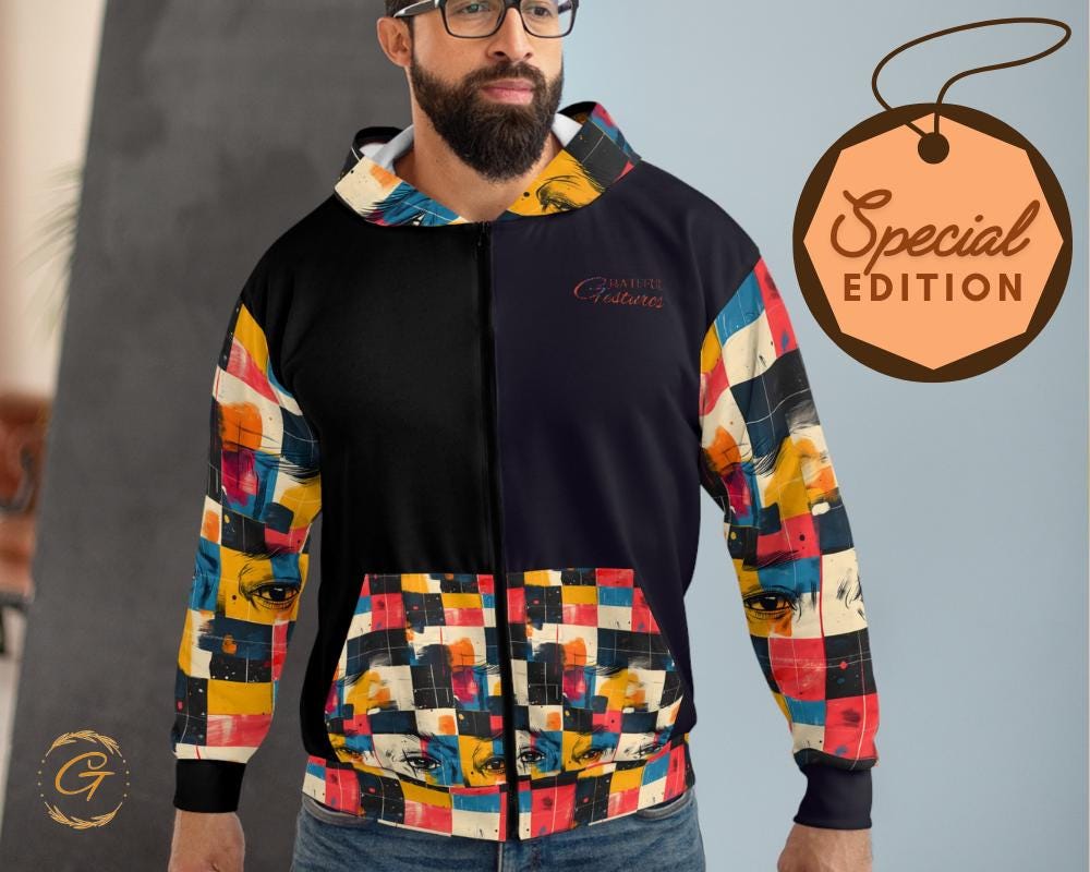 国内で当店のみ 99CLUB - Retro Print Checkered Hoodie il_fullxfull.4724225024_9zcl.jpg