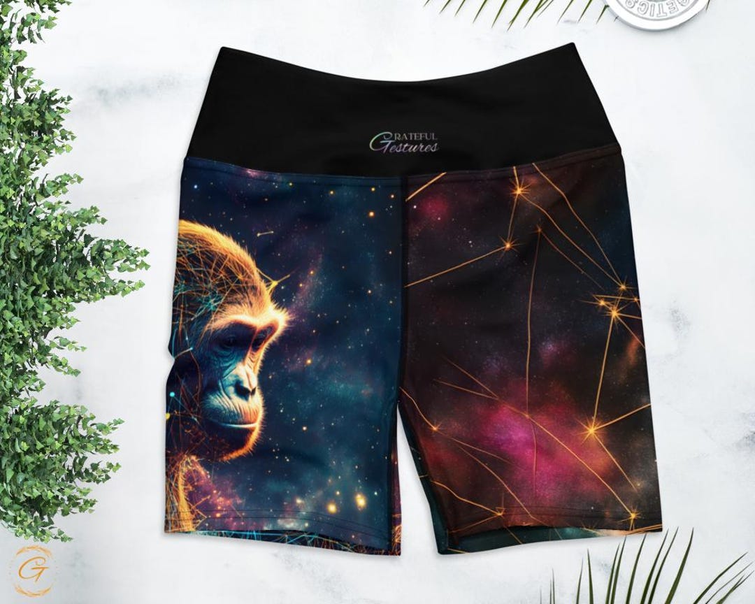 Produktbild von Biker-Yoga-Shorts Für Damen, 12,7 Cm Hohe Taille, Bauchkontrolle, Workout, Laufen, Athletische Spandex-Shorts, Babyrosa, Klein