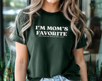 La maglietta preferita della mamma: divertente, sarcastica, dal design unico, regalo