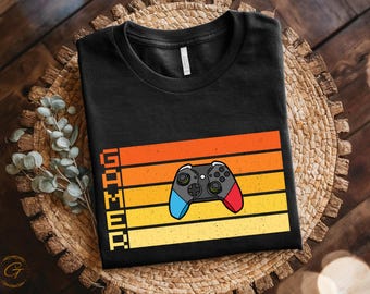 Retro Game Controller T-Shirt: Vintage Gamer Unisex Tee