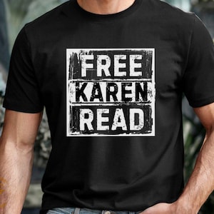 Free Karen Read T-Shirt, Distressed Graphic Tee, Support Karen Read Tee, FKR T-Shirt, Statement Shirt, Trending Design, Unisex Gift T-Shirts