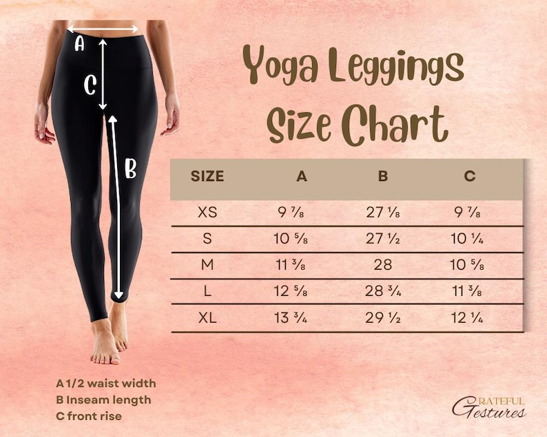 Floral Tattoo Yoga Leggings: High Waisted Artistic Activewear image 4