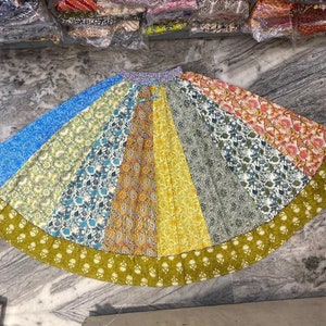 MAXI JUPE bohème • Jupe multicouche, jupe longue à taille élastique • Robe longue funky en patchwork assortie • Jupe de soirée hippie pour elle