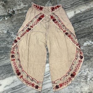 Flowy Wide Leg Pants, Regular Fit Loose Side Slit Palazzo, Wrap Pants, Open Leg Trousers, Side Slit Trousers, Yoga Pants, Hippie Clothing