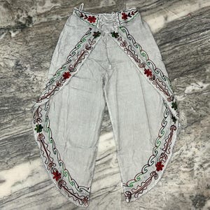 Women&#39;s Flare Yoga Pants, Regular Fit Loose Side Slit Palazzo, Open Leg Trousers, Belly Dance Pants, Hippie Style Trouser, Boho Summer Pants