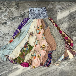Patchwork Lace Skirt - Etsy