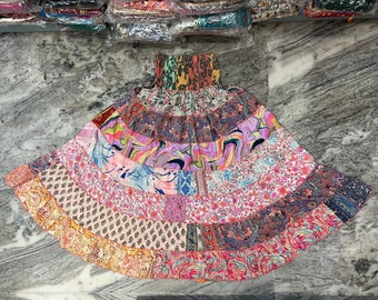 Silk Skirt Dress 2 in 1, Long Maxi Patchwork Skirt, Bohemian Dress Skirt, Boho Long Skirt, Indian Recycled Silk Festival Skirt, Gift for Her