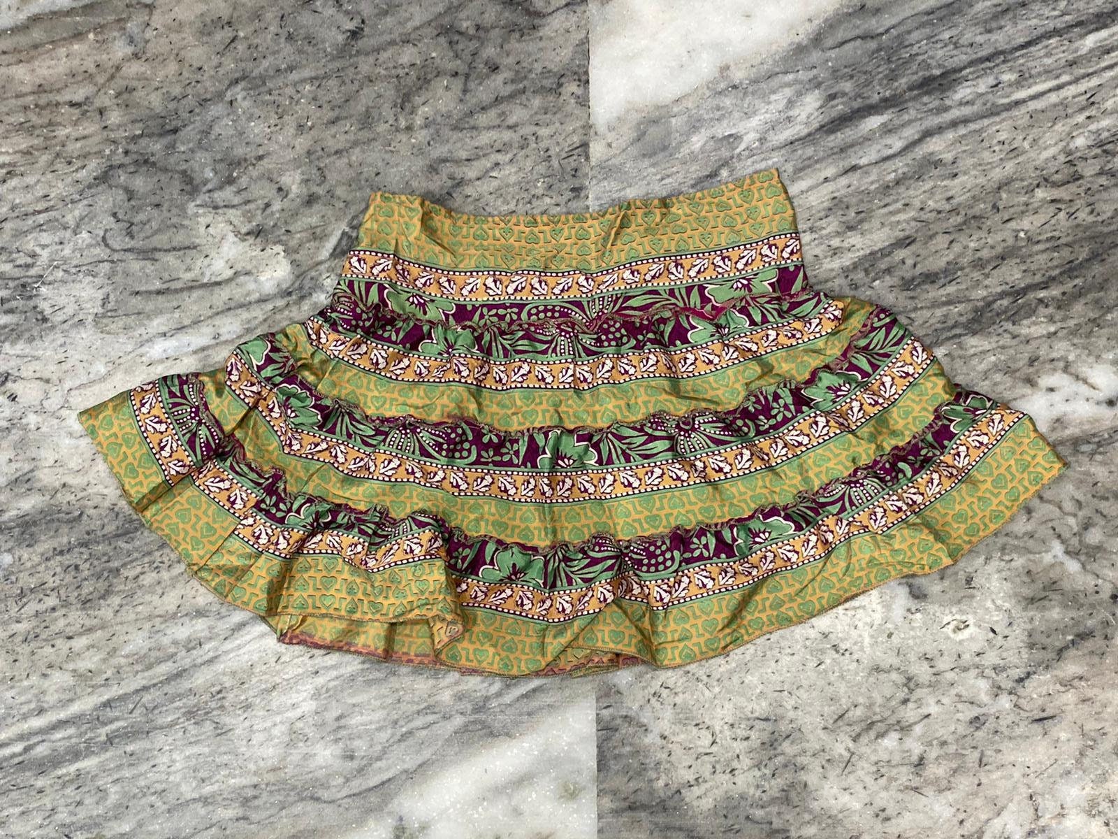 Flowy Mini Skirt Etsy