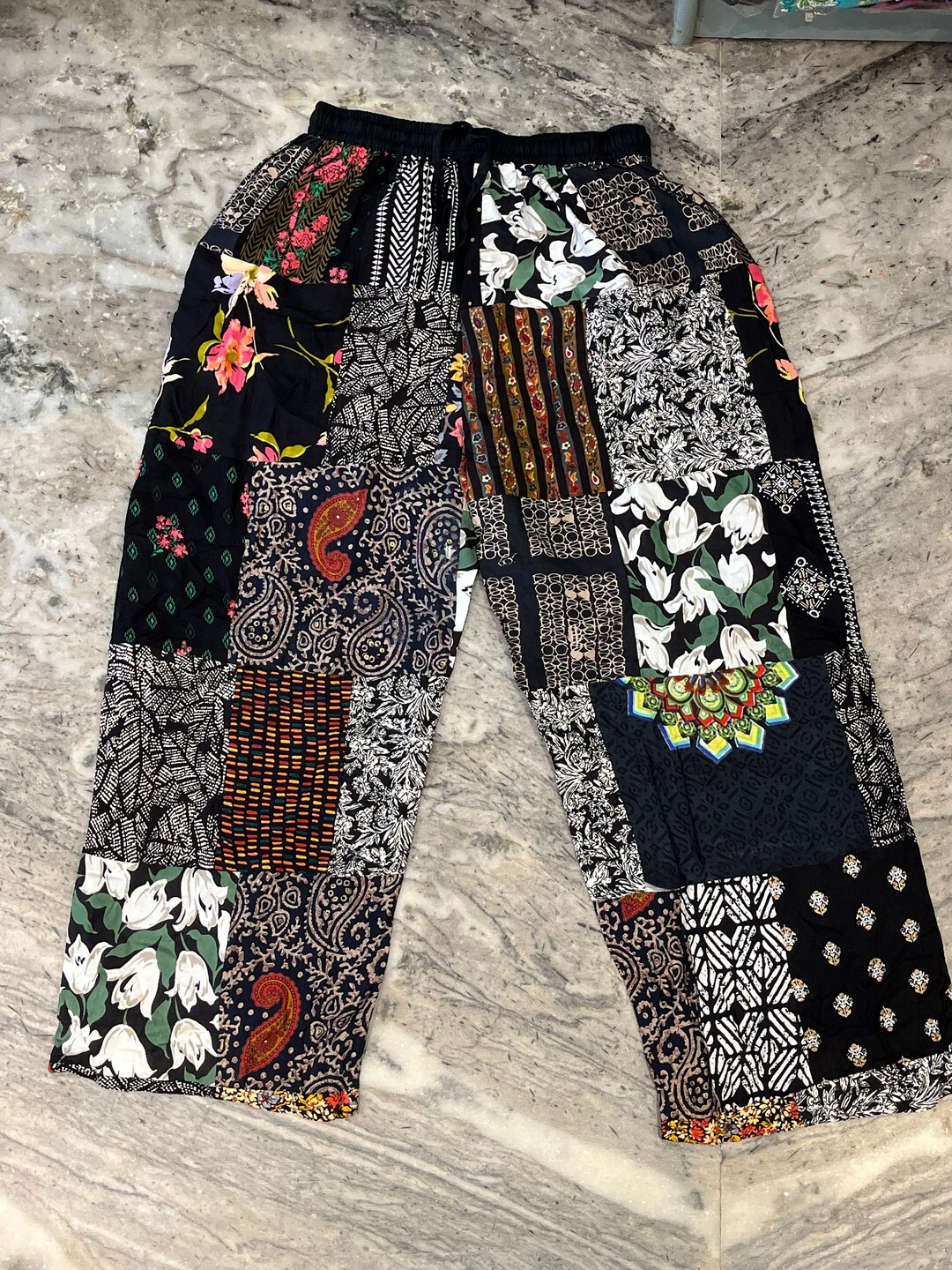 Phadet Patchwork Palazzo Pants