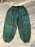 ALL COLORS Unisex Patchwork Harem Pants with Pockets, Hippie Boho Rayon Harem Pants, Summer Beach Wear Yoga Pants, Nightwear Lounge Pants product logo