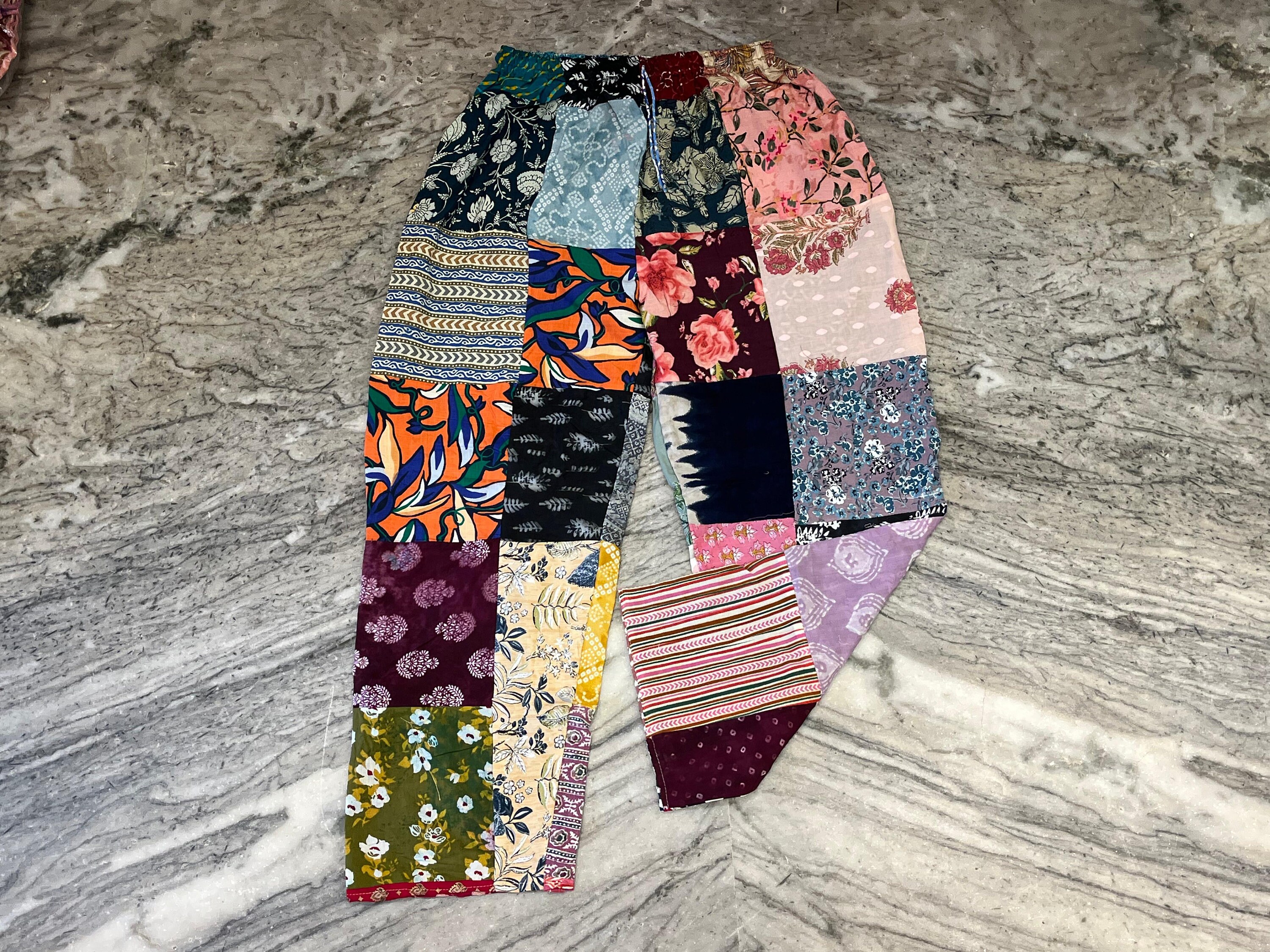 Men's Women's Cotton Summer Funky Hippy Trouser, Unisex Boho