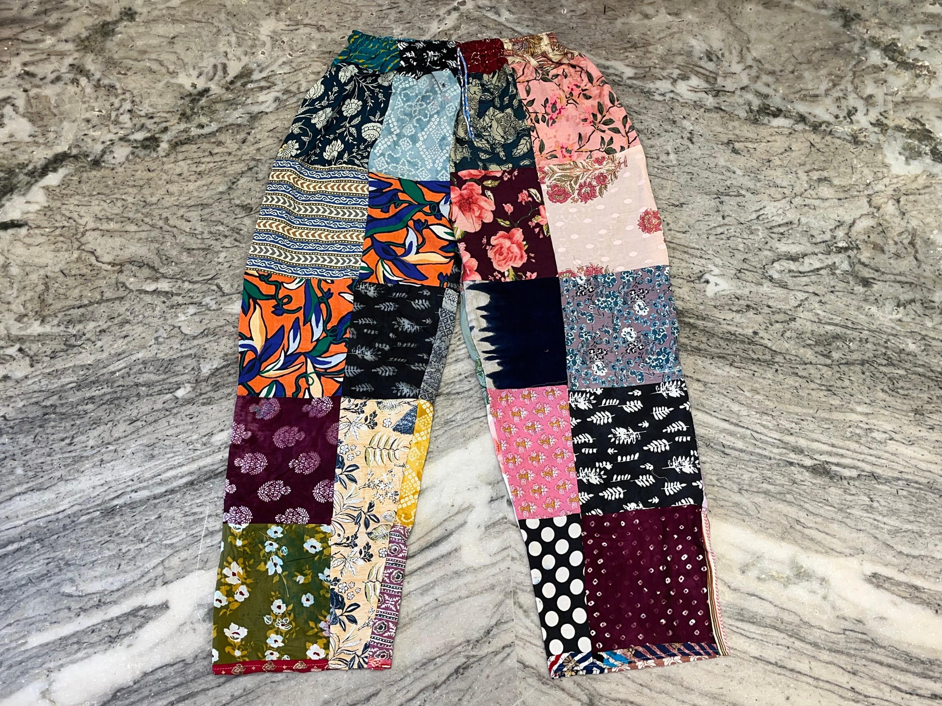 Men's Women's Cotton Summer Funky Hippy Trouser, Unisex Boho