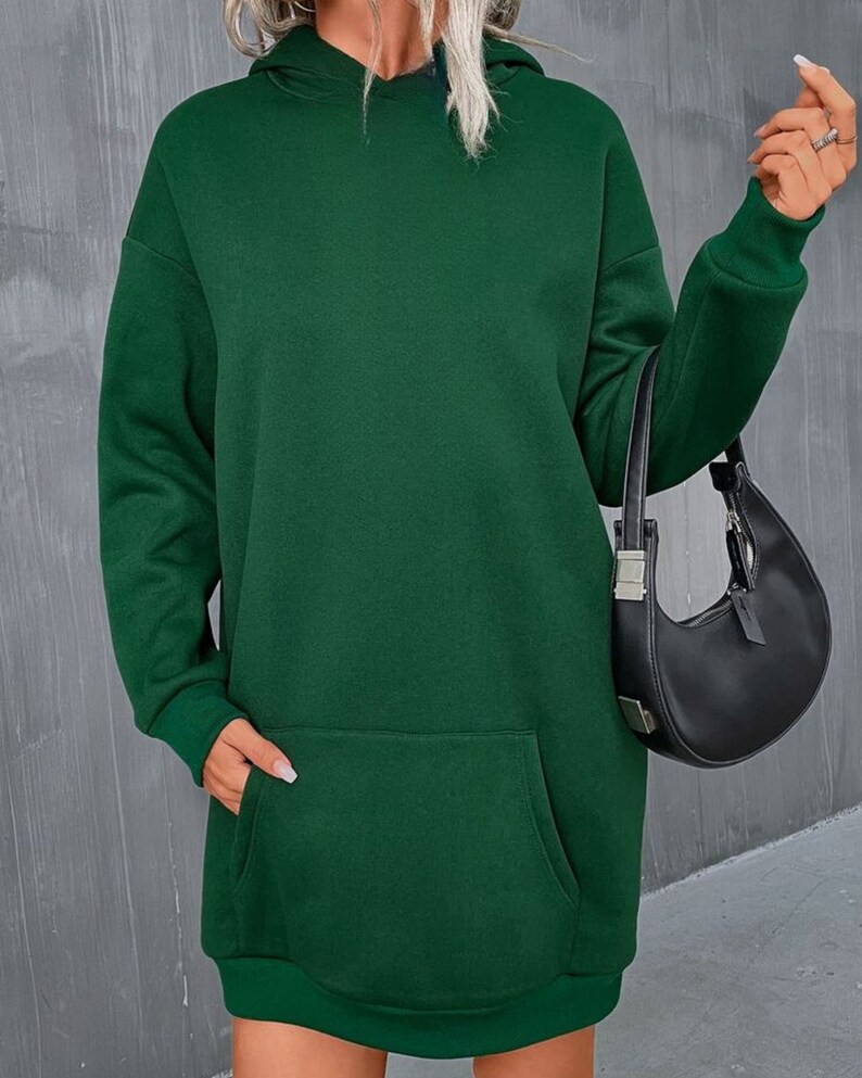 dress-sweatshirt-dress-autumn-dress-hooded-dress-etsy