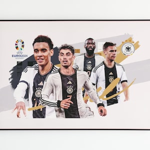 Germany Euro 2024 Squad - Germany, Germany Euro 2024, Euro 2024 gifts, football wall art, Euro 2024 poster, Germany Team, Football poster.