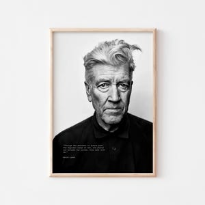 David Lynch Poster, David Lynch Minimalist, David Lynch Print Art, Bedroom art, Gift Poster, David Lynch Posters