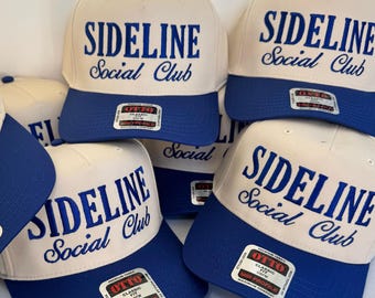 Custom Snapback Hat, Embroidered Football Game Day Hat, Puff Embroidery Baseball Cap, Personalized Gameday Hat, Custom Team Sports Dad Cap.
