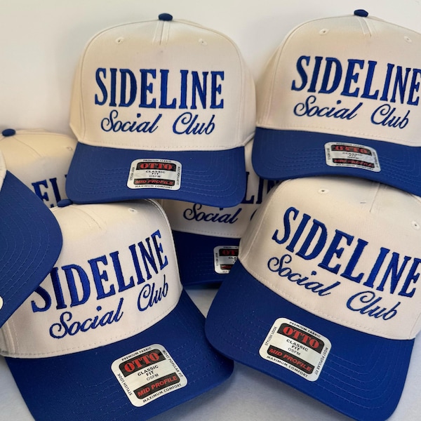 Custom Snapback Hat, Embroidered Football Game Day Hat, Puff Embroidery Baseball Cap, Personalized Gameday Hat, Custom Team Sports Dad Cap.