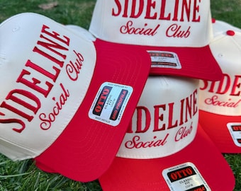 Personalized Snapback Hat, Embroidered Football Game Day Hat, Puff Embroidery Baseball Cap, Custom Gameday Hat, Custom Team Sports Dad Cap.