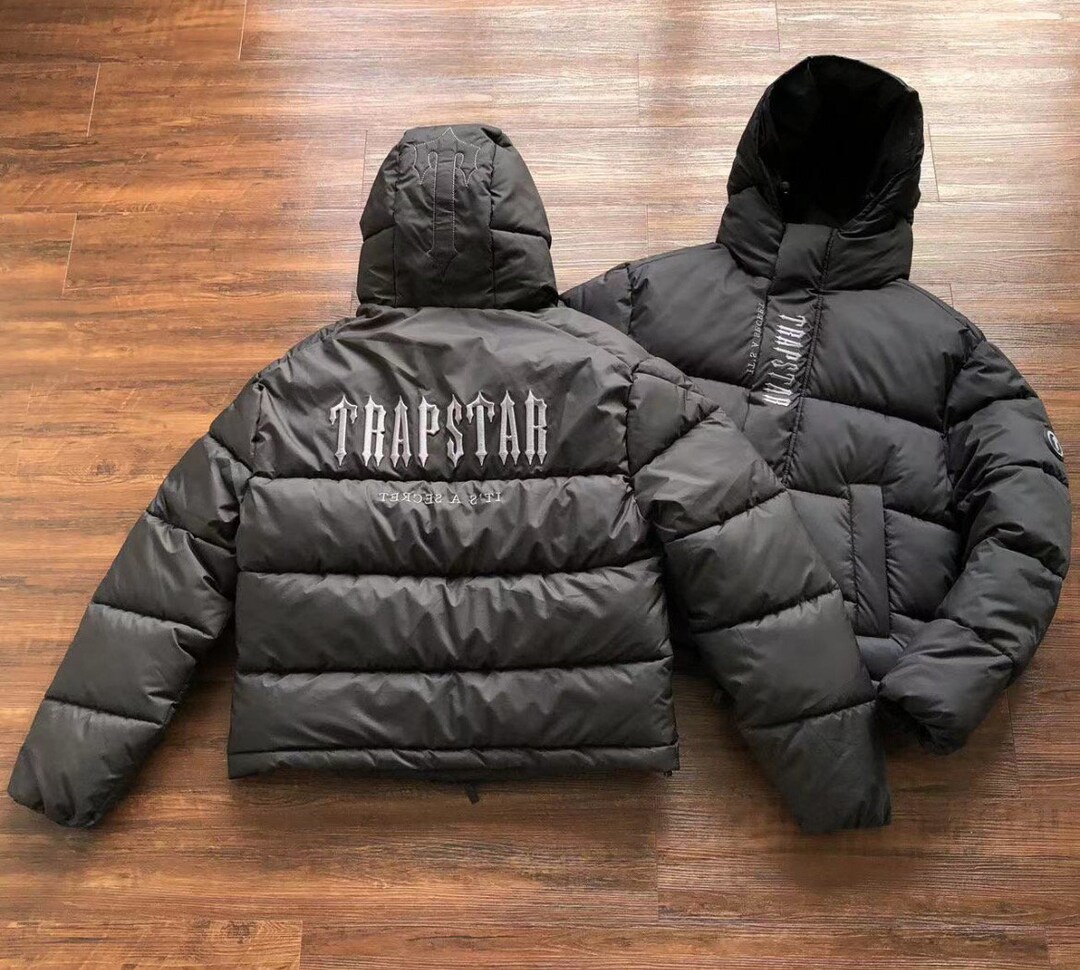 Trapstar Black Puffer Jacket Streetwear Couple Jacket Etsy UK