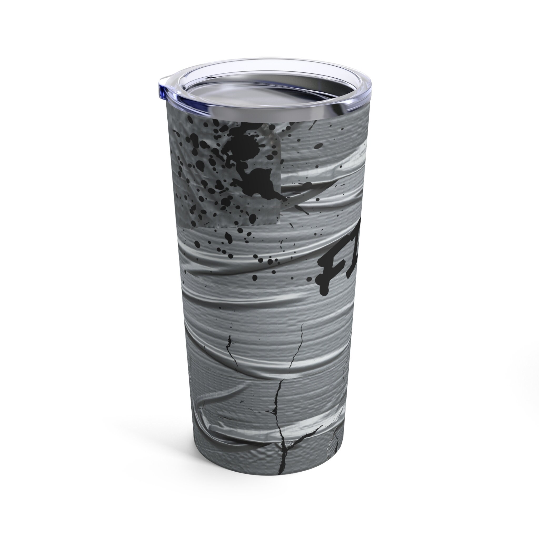 Duct Tape Tumbler, 20oz, Men's Tumbler, Gifts for Men, Mechanic Tumbler