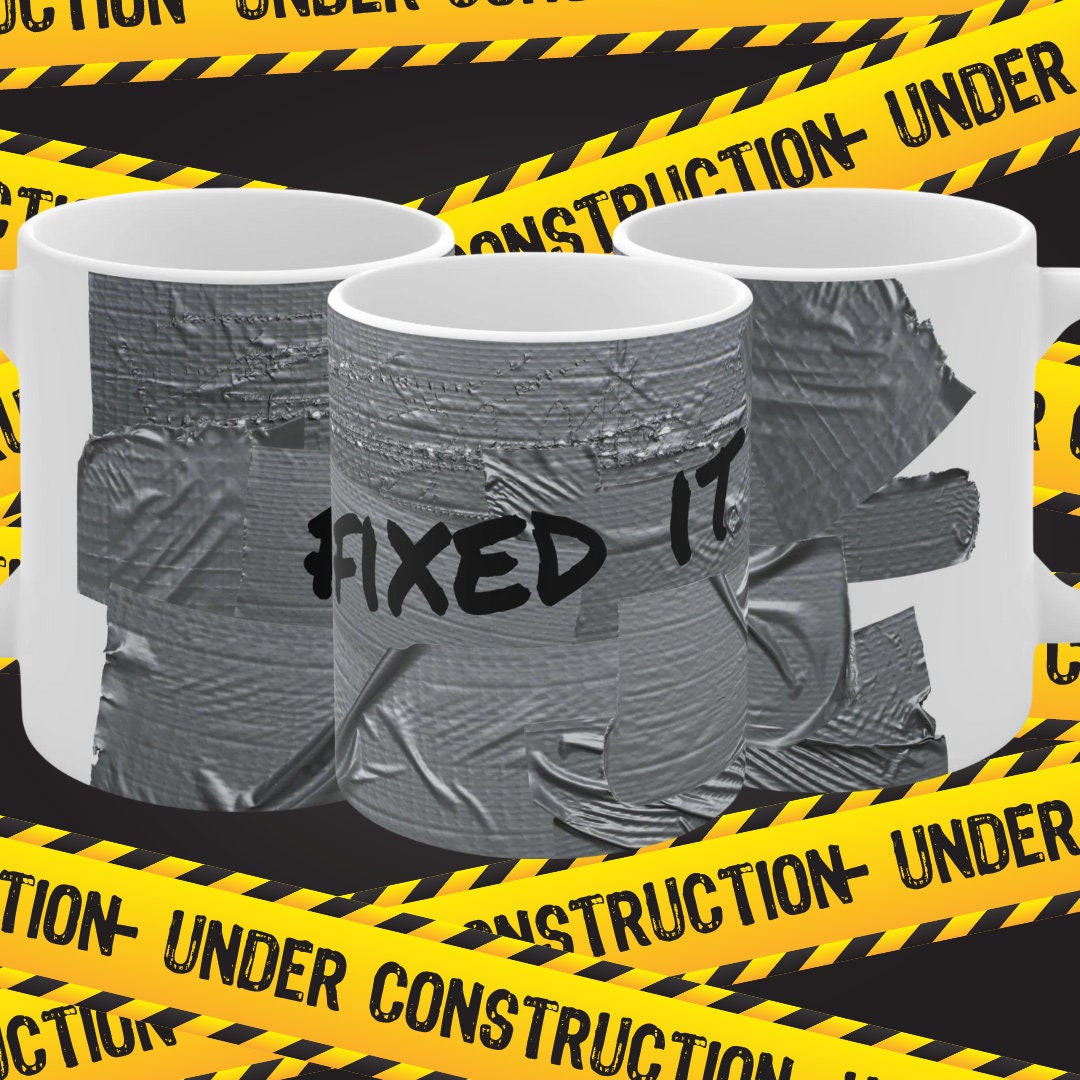 Duct Tape Coffee Mug Mr. Fix It Coffee Cup Gifts for Dad Etsy
